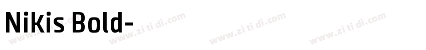 Nikis Bold字体转换